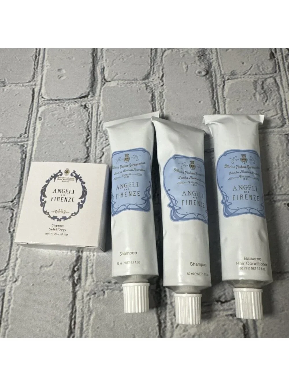 Santa Maria Novella Angeli di Firenze Hair Shampoo Conditioner & Solid Soap 4
